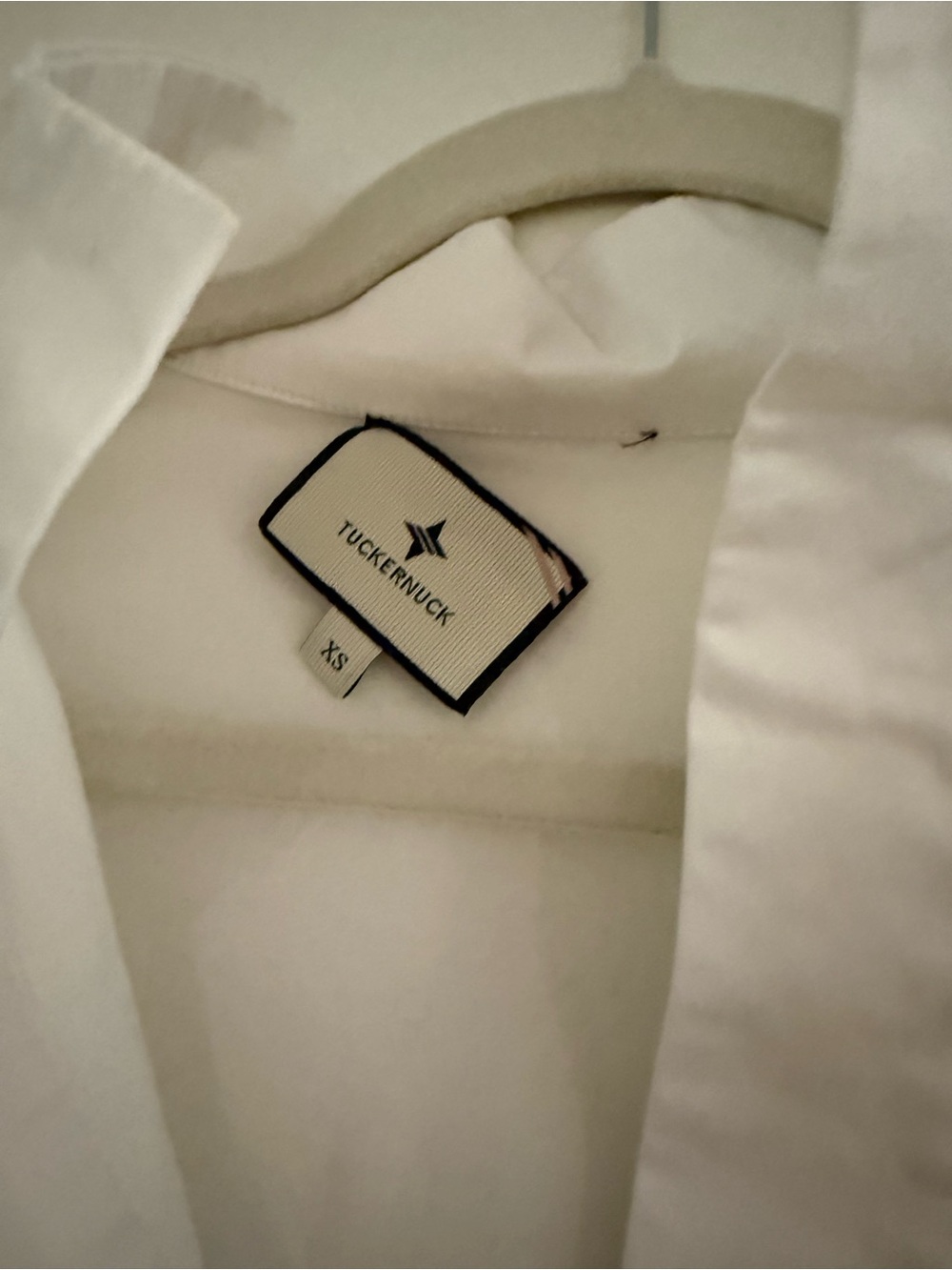 Tuckernuck White Popover Tunic Blouse - Picture 4 of 5